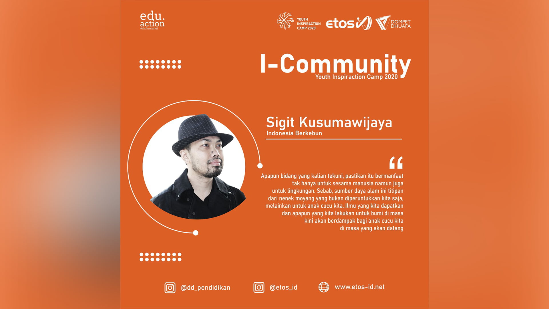 Youth Inspiraction Camp 2020: Berbagi Kebermanfaatan Melalui Lahan Hijau Depan Rumah