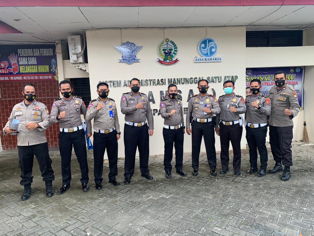 Tim Supervisi Ditlantas Polda Sulsel Tinjau Pelayanan Satlantas Polres Barru