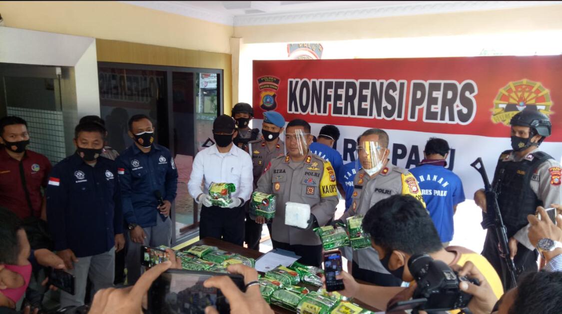 Satnarkoba Polres Palu Gagalkan 19 Kg Diduga Sabu Beredar