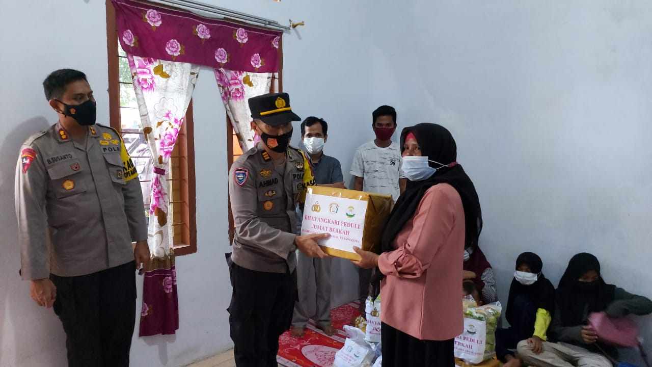 Peduli Sesama, Kapolres Gowa Kunjungi Pengungsi Gempa Sulbar