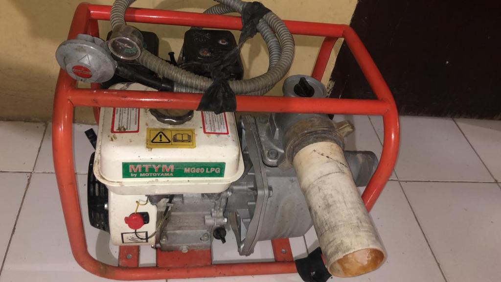 Resmob Polres Wajo Ringkus Petani Ini Usai Mencuri Mesin Pompa Air