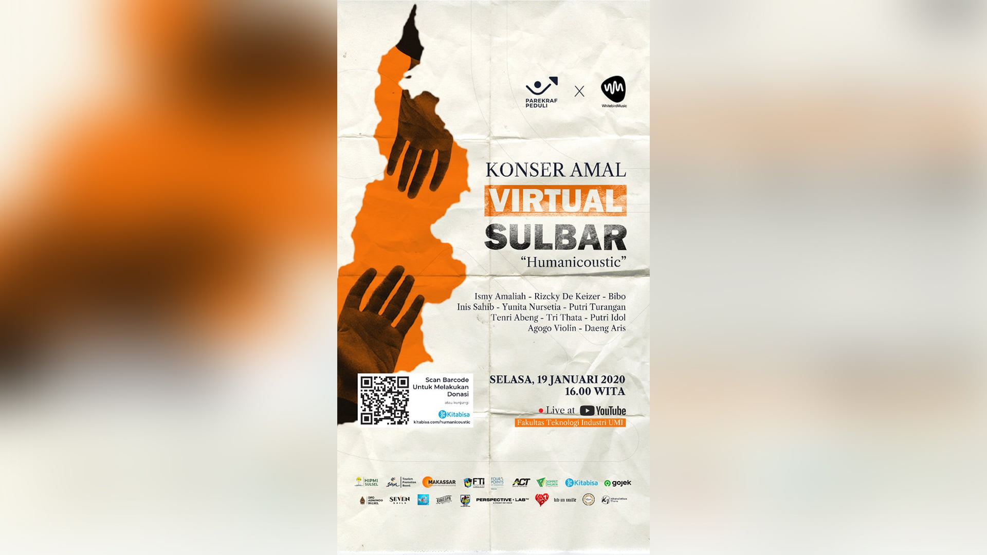AMSI-Parekraf Peduli Gelar Konser Amal For Sulbar