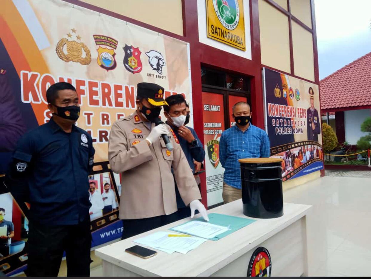 Polisi Resmi Tetapkan Tersangka Oknum Satpol PP Gowa