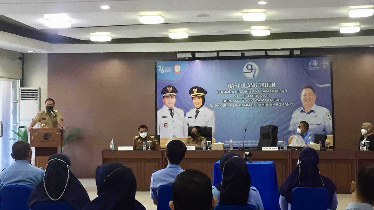 HUT PDAM ke-97, Walkot Makassar Minta Perusahaan Berbenah