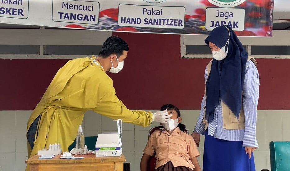 PTM Terbatas Untuk SD Digelar di Makassar, Murid Terapkan Prokes