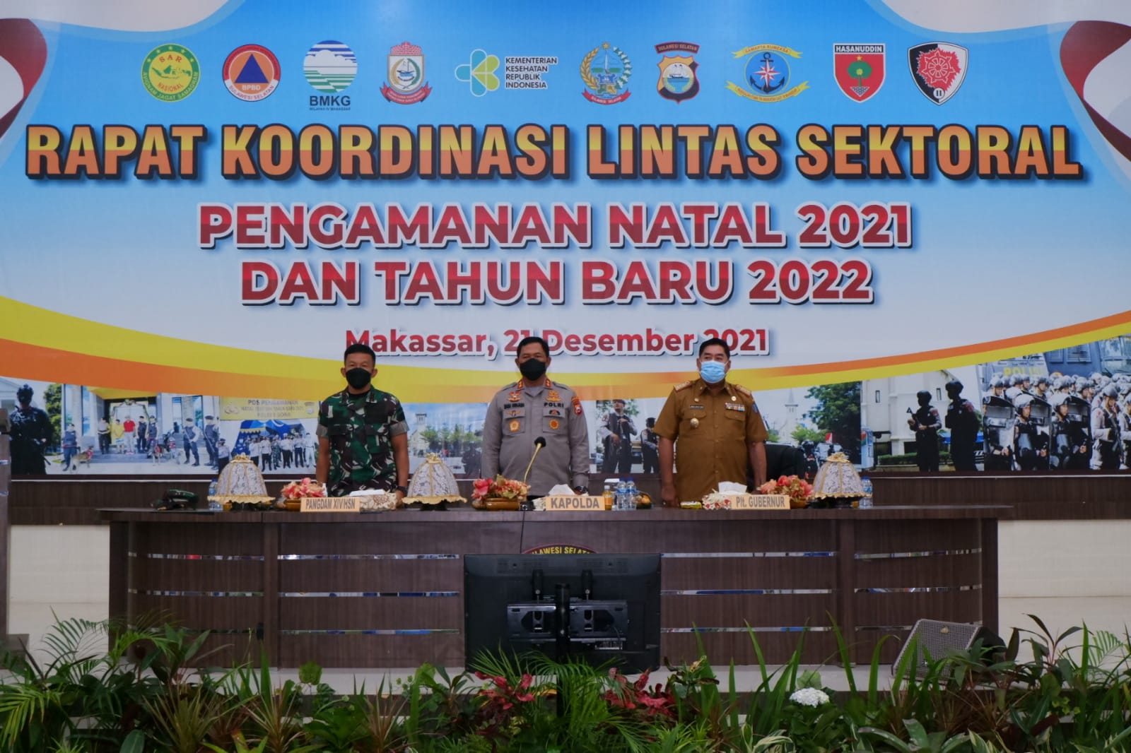 Operasi Lilin 2021, Kapolda Sulsel Buka Rakor Lintas Sektoral
