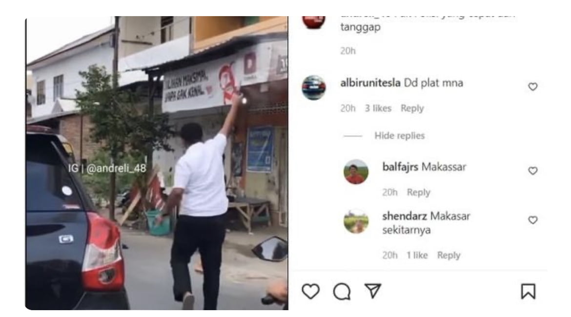 Viral Pria Acungkan Pistol ke Atas Sambil Lepaskan Tembakan