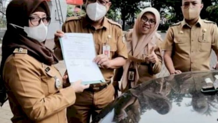 Mantan Kasubag Protokol DPRD Makassar Kembalikan Kendaraan Dinas