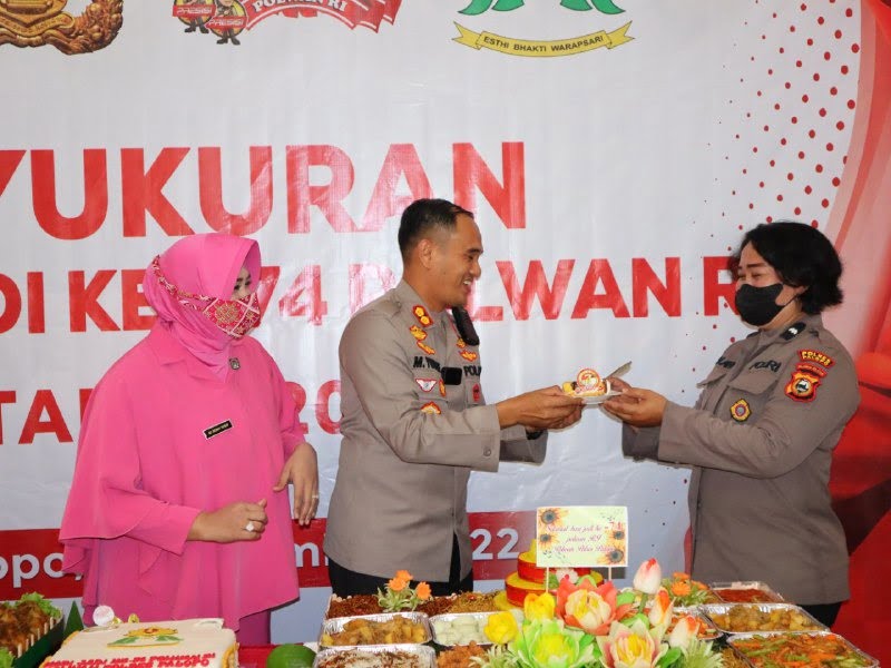 Rayakan HUT Polwan, Ini yang Dilakukan Polres Palopo