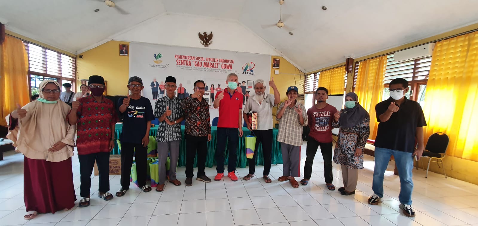 GMTD Berbagi Senyum dengan Lansia di Panti Jompo Sentra “Gau Mabaji” Gowa