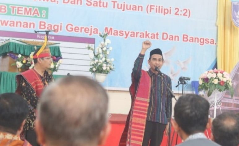 Rudianto Lallo Temui Masyarakat Batak