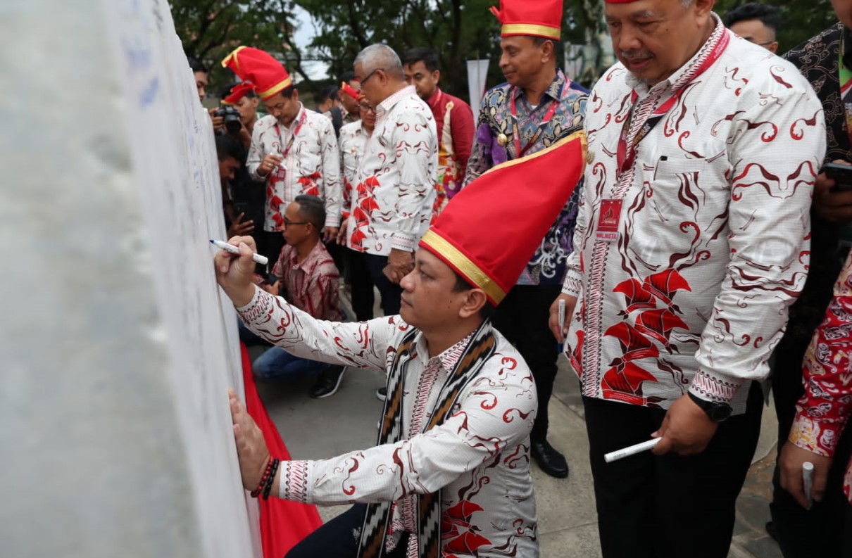 Penandatanganan Prasasti Apeksi di Makassar Simbol Eratnya Kerja Sama Antar Pemerintah Kota