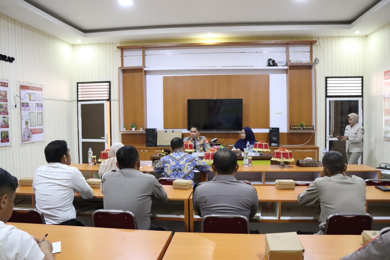 Kapolres AKBP Erwin Syah Terima Kunjungan Tim Ombudsman RI Perwakil Sulsel di Mako Polres Sidrap