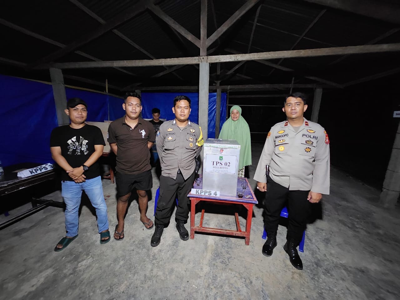 Personel Polsek Pitu Riase Laksanakan Patroli di TPS