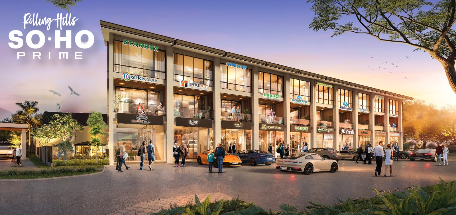 GMTD Luncurkan Desain Modern Rolling Hills Soho Prime