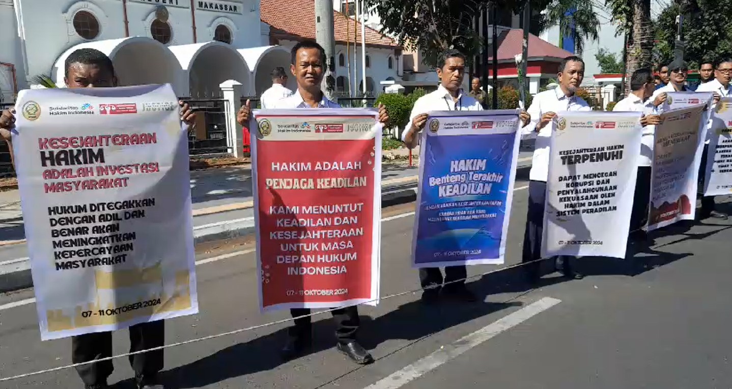 Hakim PN Makassar Demo