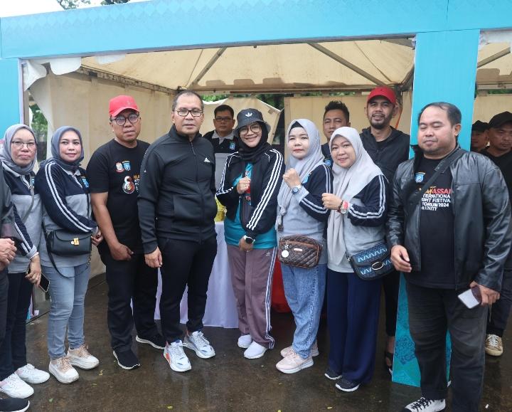 Perumda Parkir Makassar Ramaikan Family Gathering Pemkot Makassar