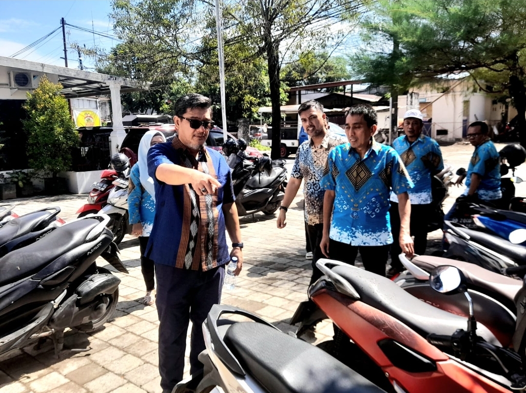 Optimalkan Pelayanan dan Pendapatan, Perumda Parkir Makassar Gelar Pemeriksaan Kendaraan Operasional