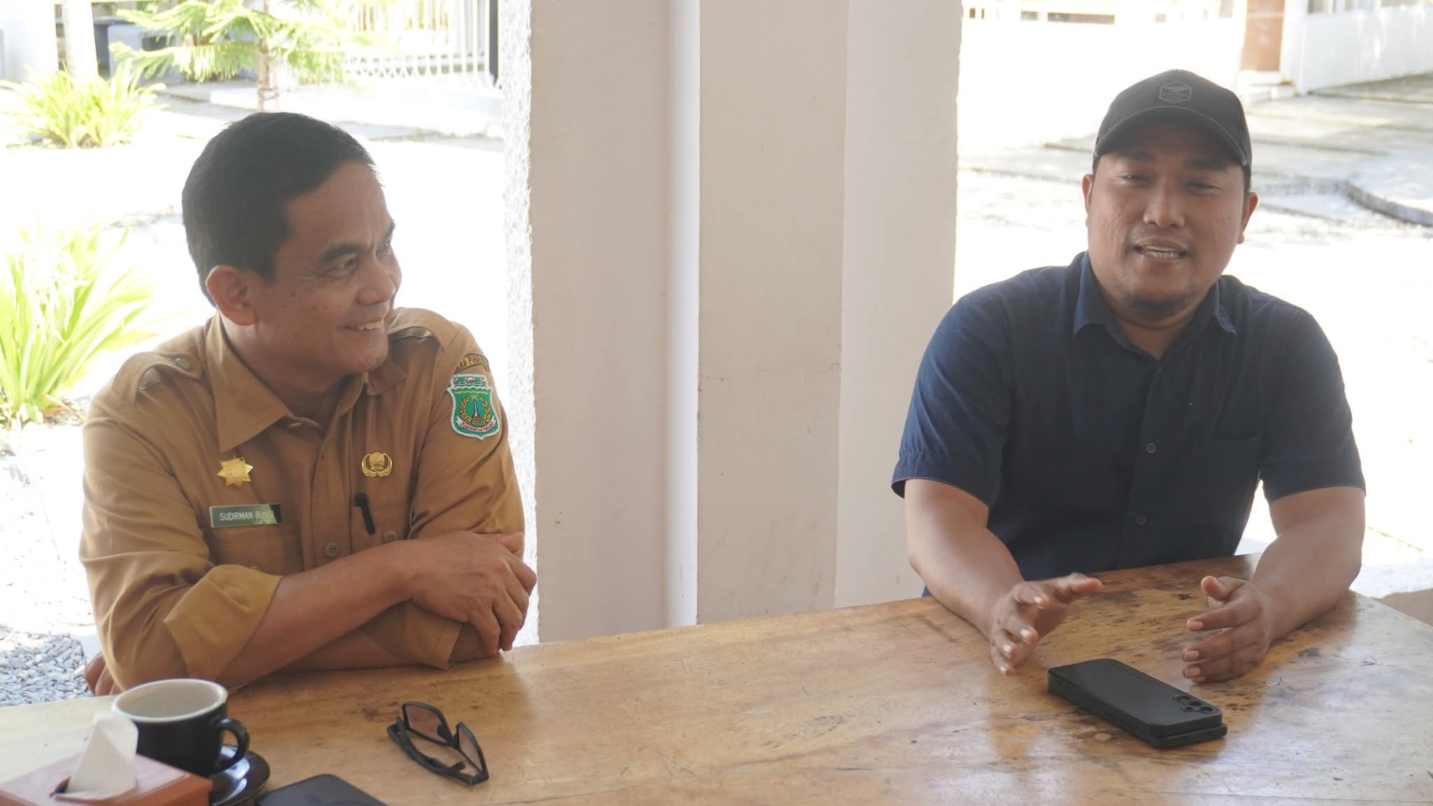 Wabup Sudirman Bungi Lakukan Dialog Dengan Pengurus PWI Pinrang