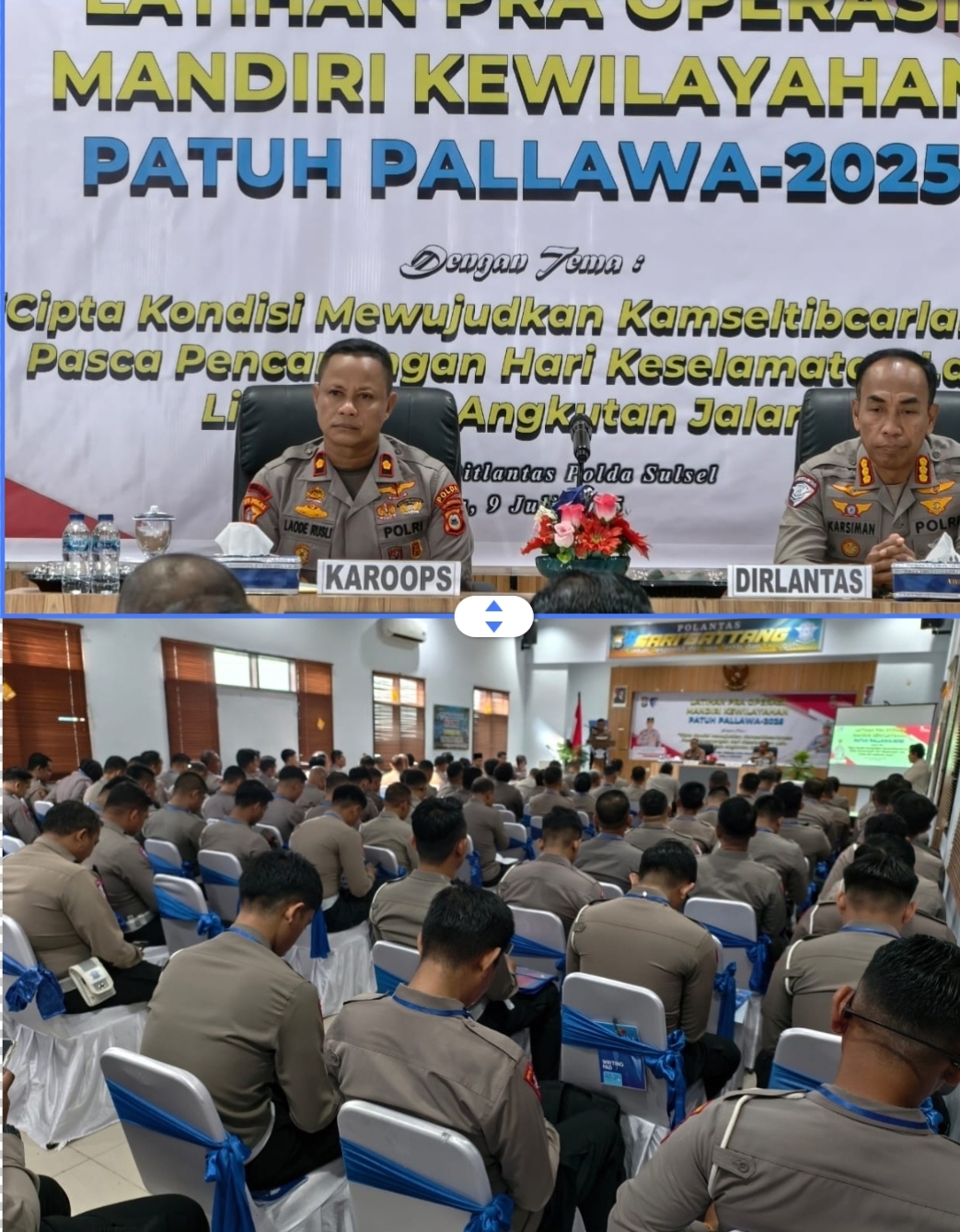 Polda Sulsel Gelar Operasi Patuh 2025, Fokus Edukasi dan Tindak Pelanggaran Lalu Lintas Serius