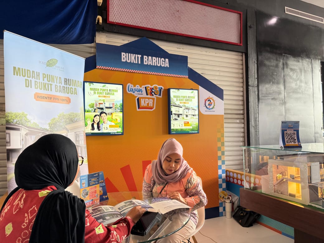 Tawarkan Unit Siap Huni dan Insentif 100% , Bukit Baruga Hadir di Livin Fest KPR By Mandiri